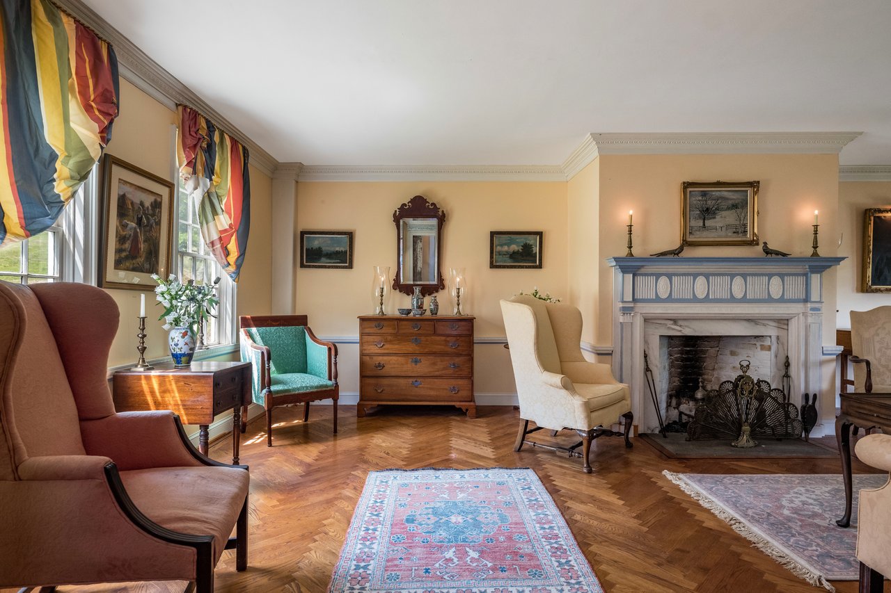 View of Parlor of the Mansfield Home