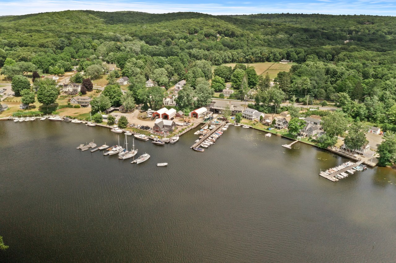 North of the property on the Inner Cove are two marinas and the newly built Hamburg Cove Yacht Club all of which can be accessed within minutes by foot or by boat.