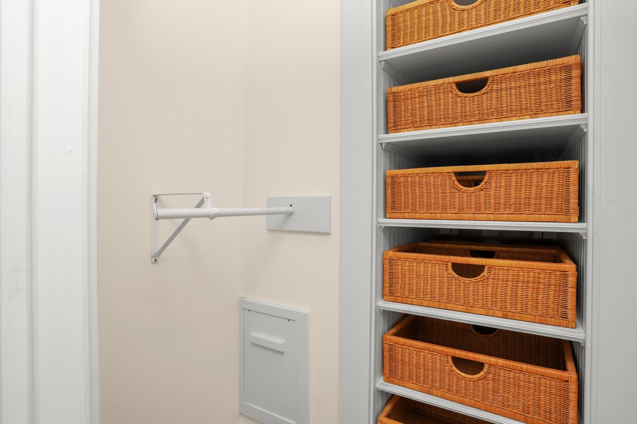 Primary walk in closet