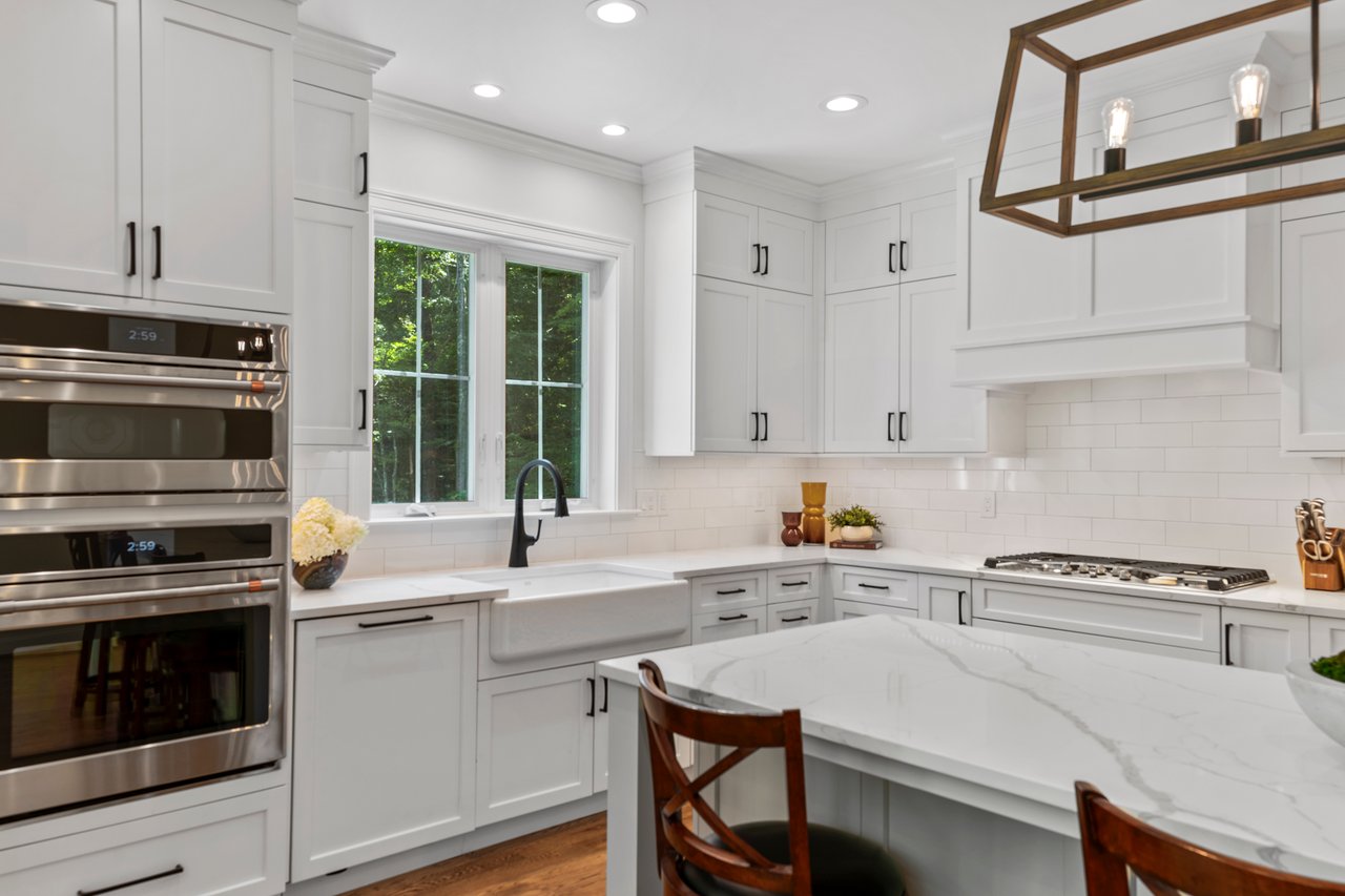 Double wall oven and gas range