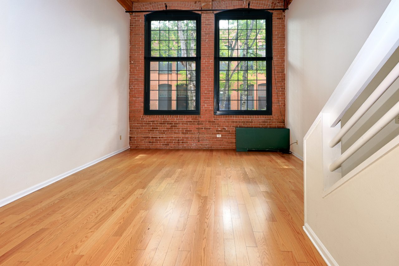 The massive windows move easily up and down, and open to the interior garden spaces.