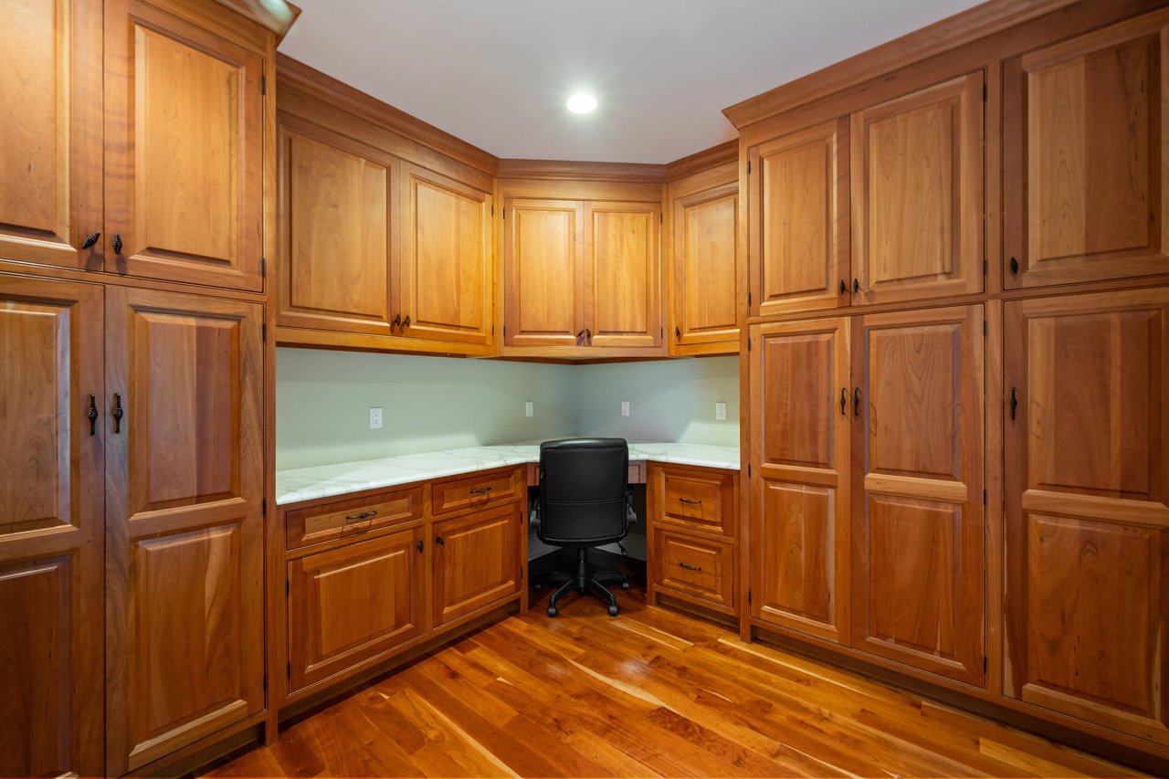Pantry/Office. Another workspace of many in this generous home.
