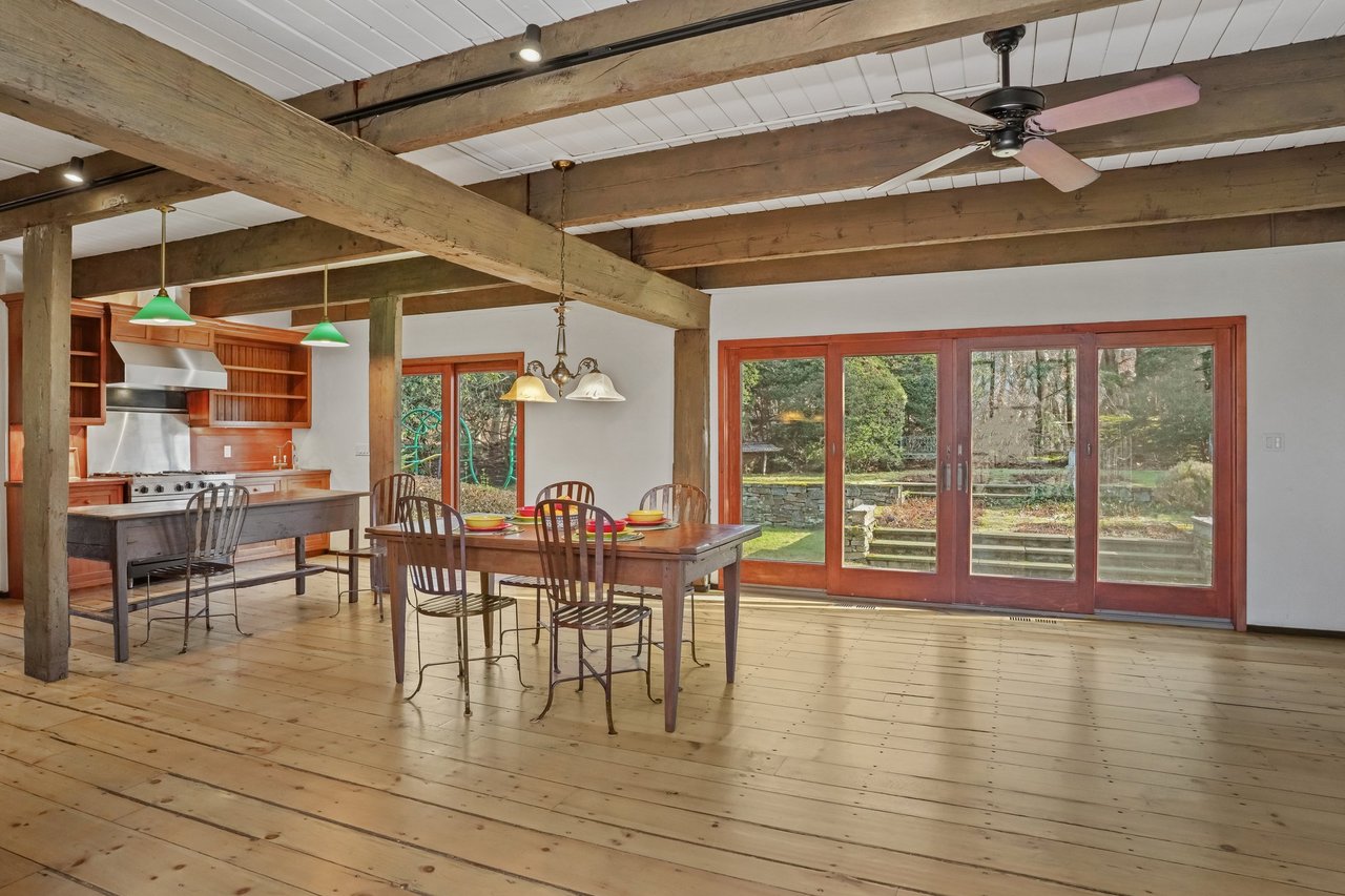 Looking from front Entry toward open concept Living/Dining/Kitchen.