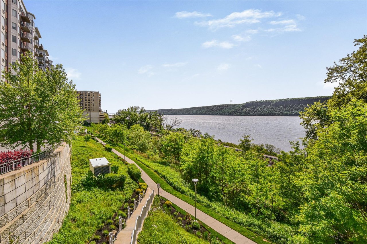 Private Path to the Metro North Greystone Train Station
