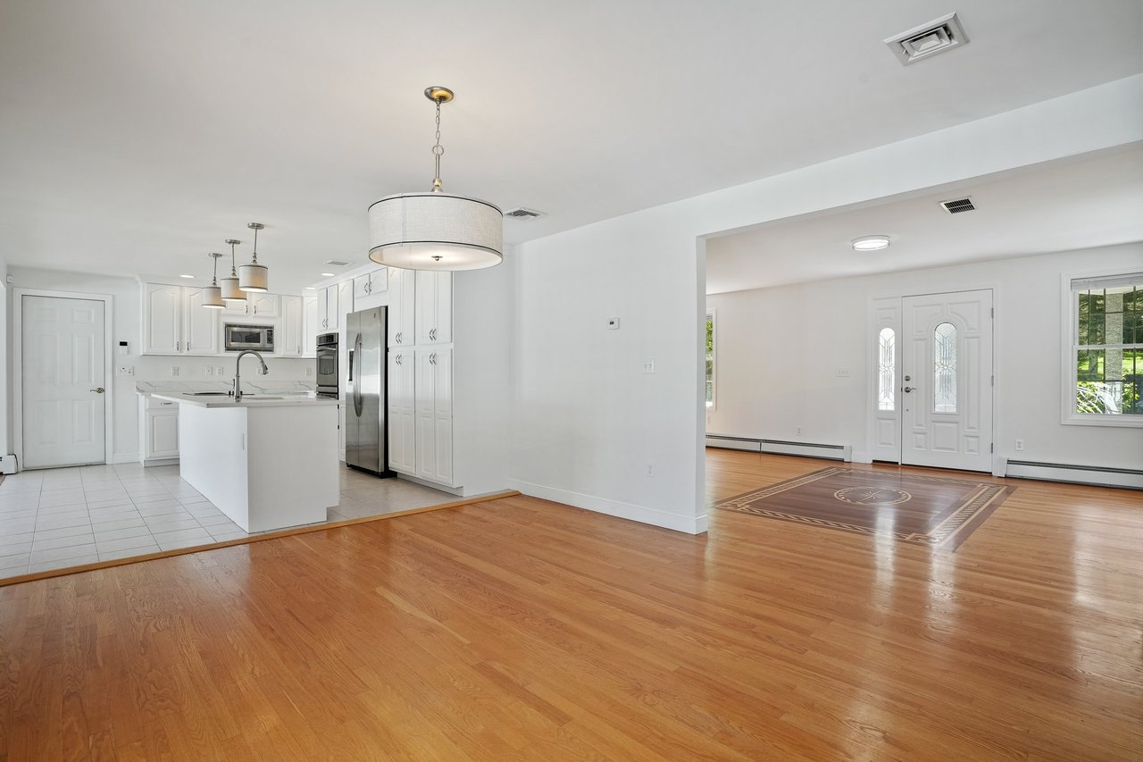 Living/Dining area opens to eat-in Kitchen