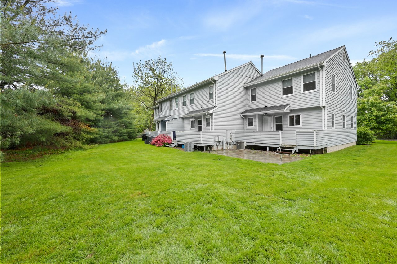 Generous size backyard.