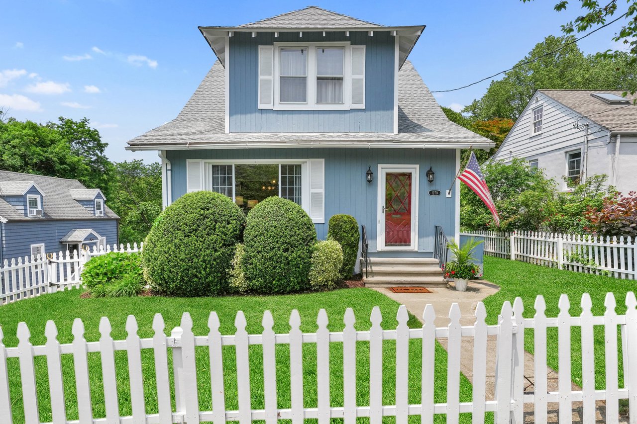 Nothing says curb appeal like a white picket fence!