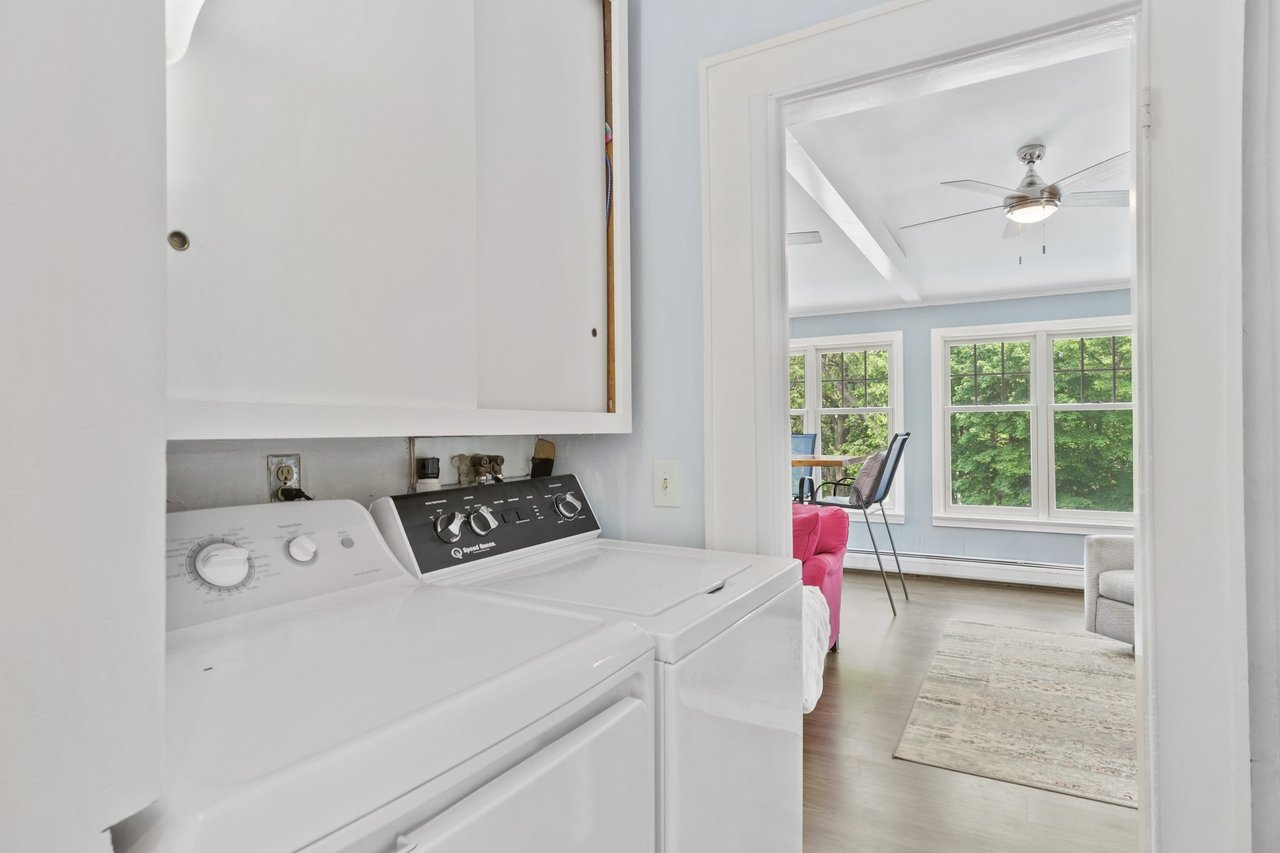 Laundry right off kitchen area