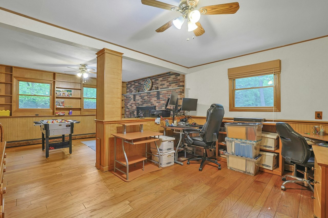 Extend the Family Room or use as office.