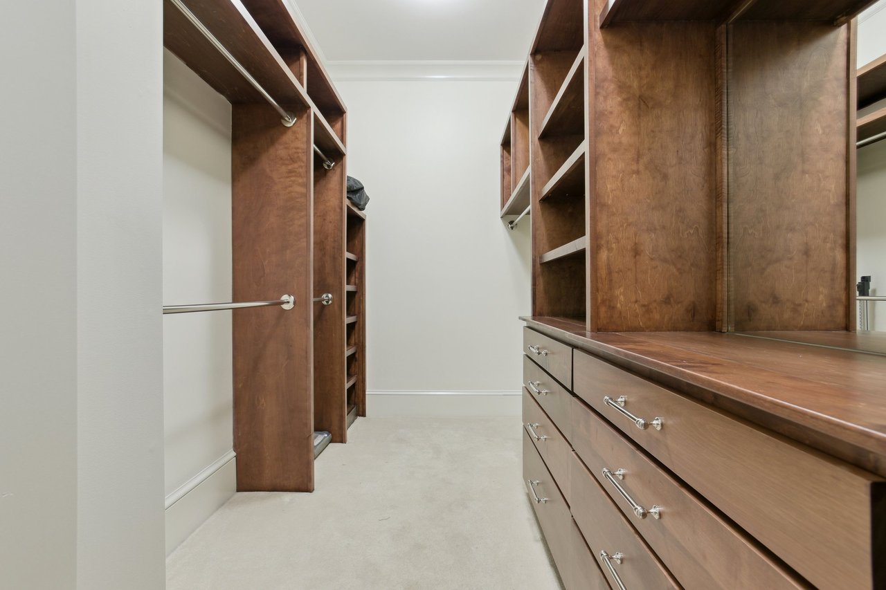 Custom Built Ins in Primary Suite.