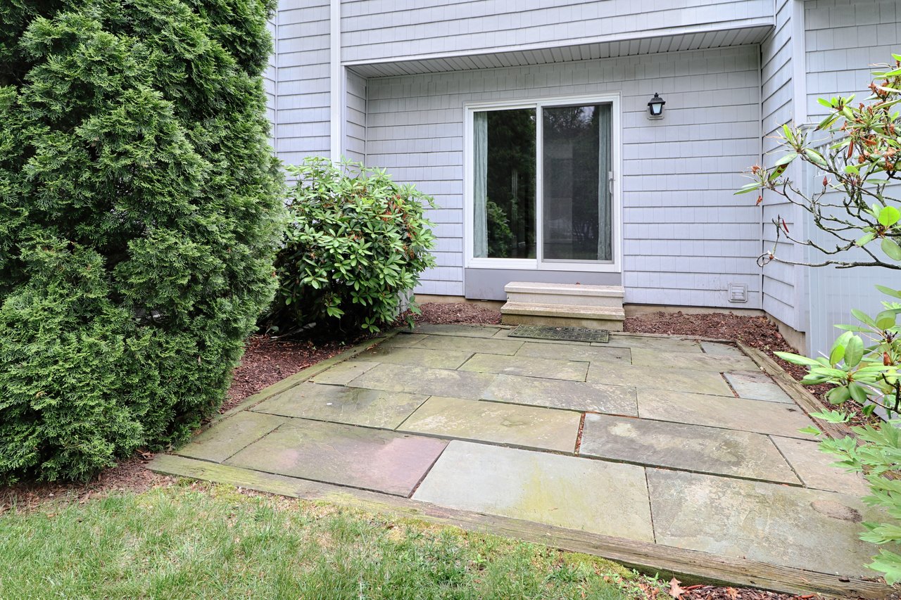Alternate view of patio looking towards townhome.