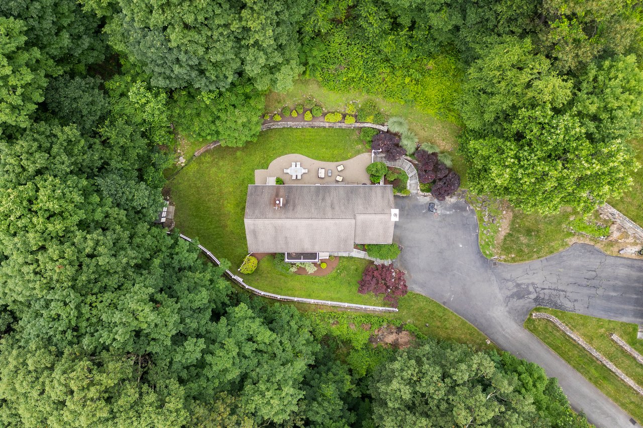 Aerial view of property and surrounding area