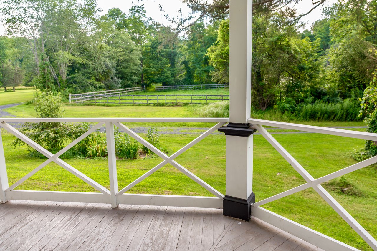 Gate featuring a deck