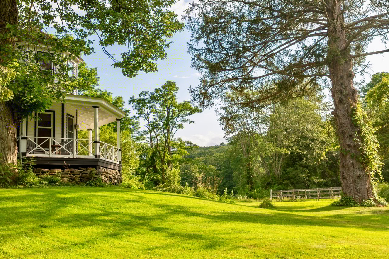 View of green lawn
