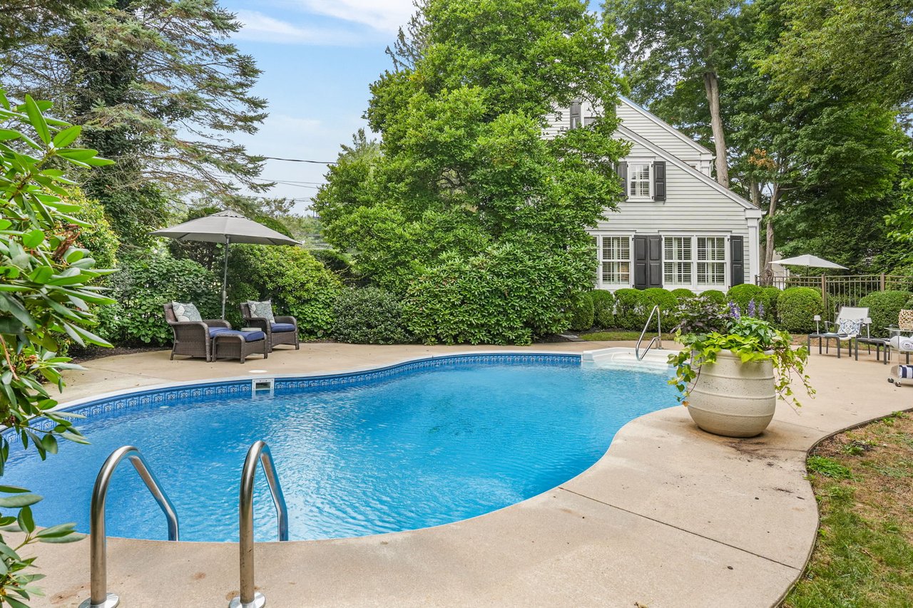Enjoy a dip in the totally private pool