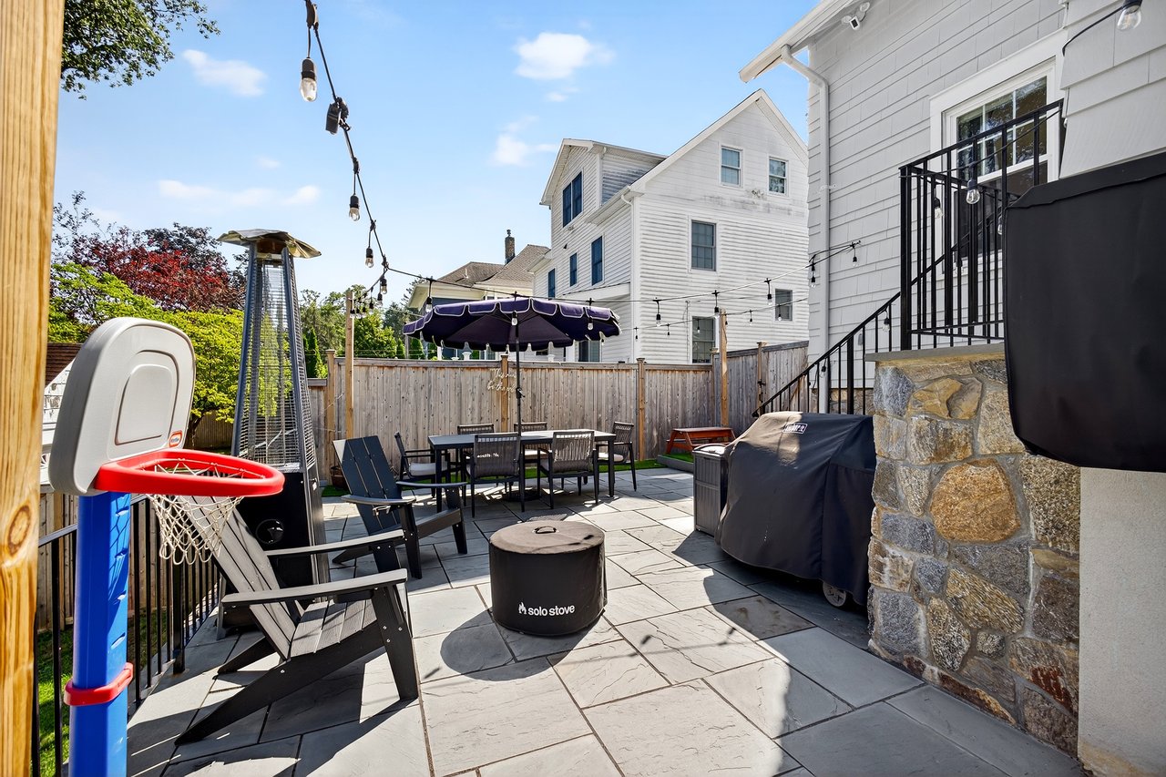 View of patio / terrace featuring outdoor dining space and area for grilling