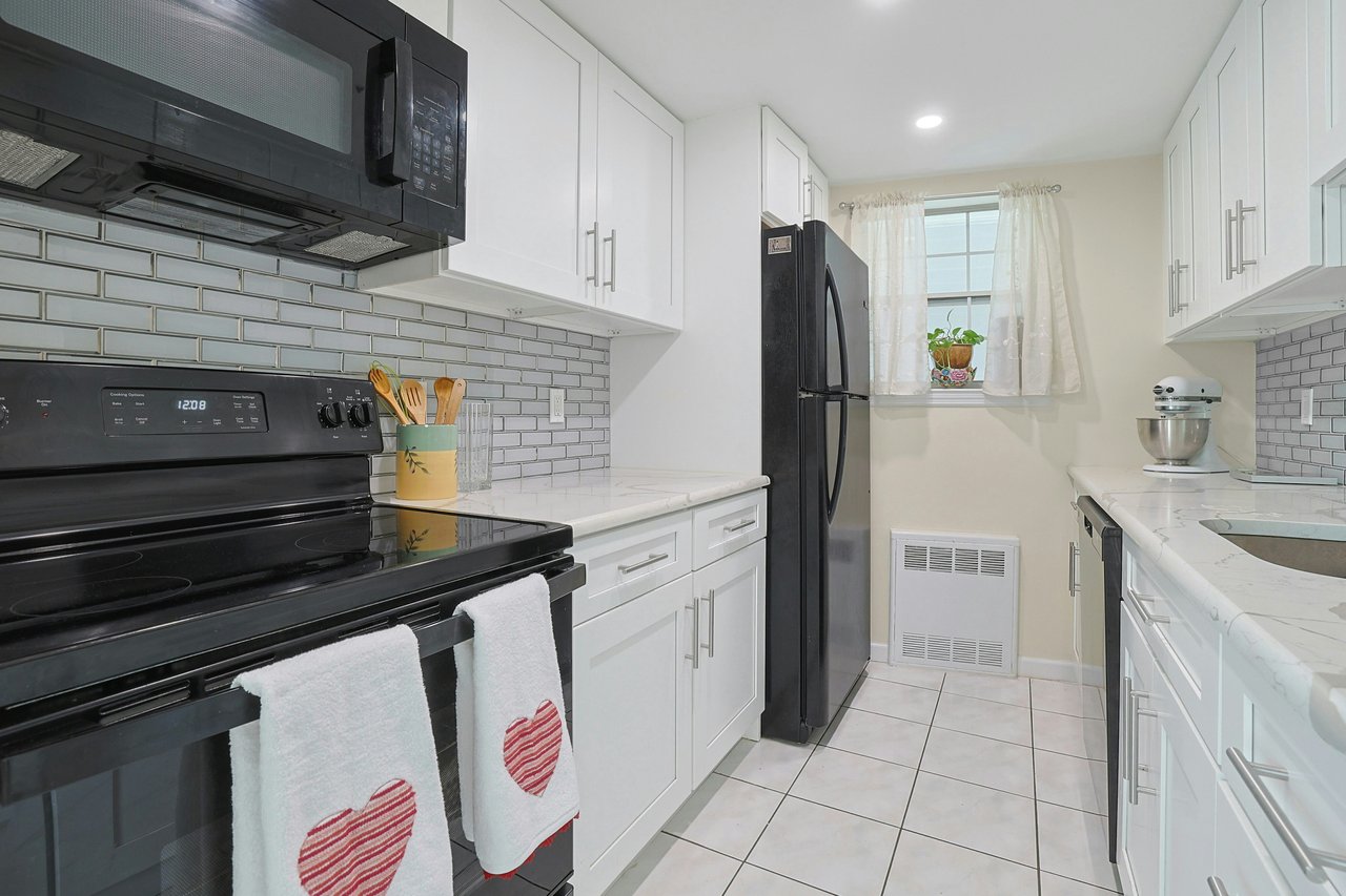 Renovated kitchen makes cooking a pleasure.