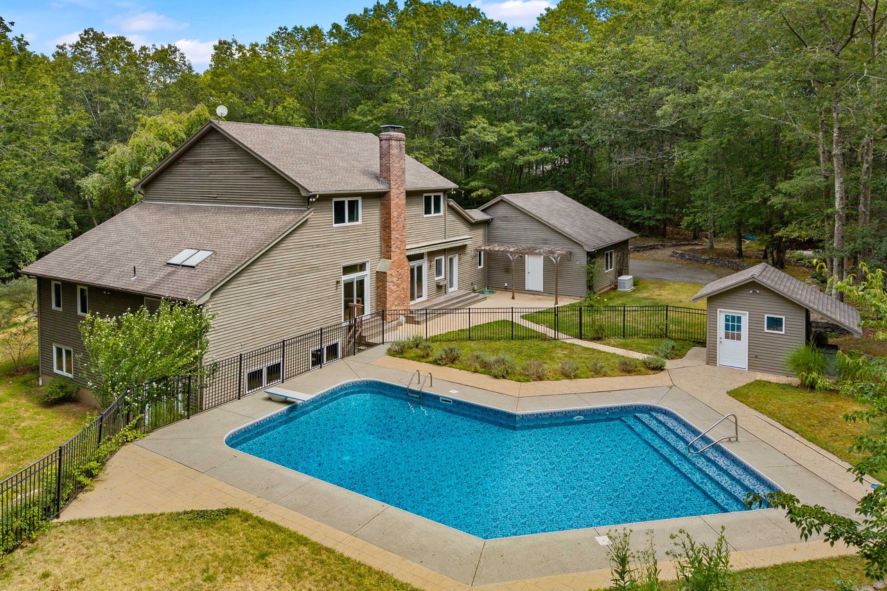 Enjoy the inground pool with new vinyl ladder