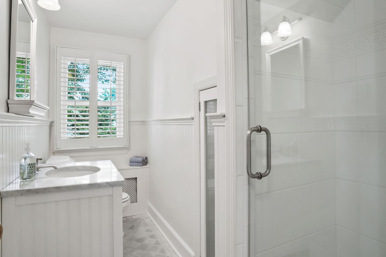 Hall Bath #2 - Renovated with stall shower