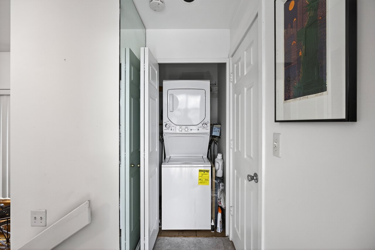 Stackable Washer and Dryer in Unit