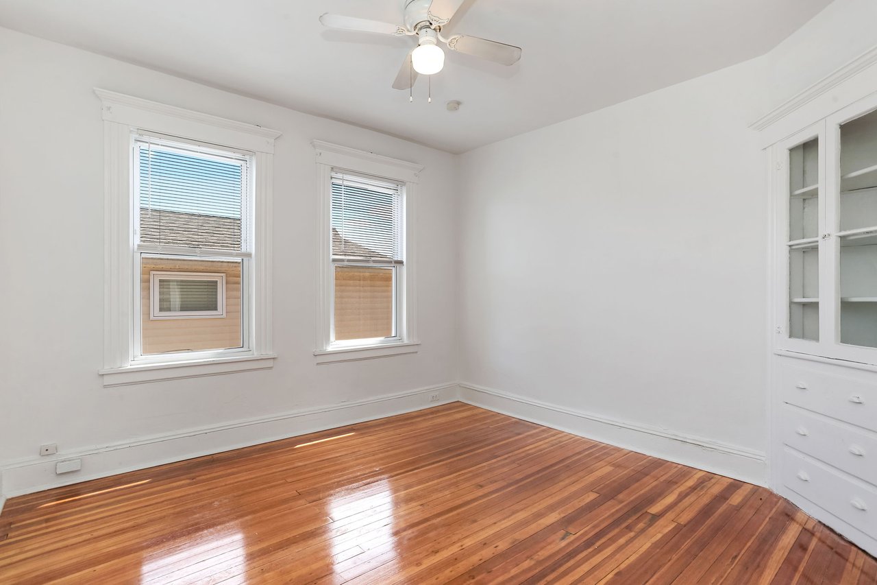 Bedroom #1 with charming built-ins