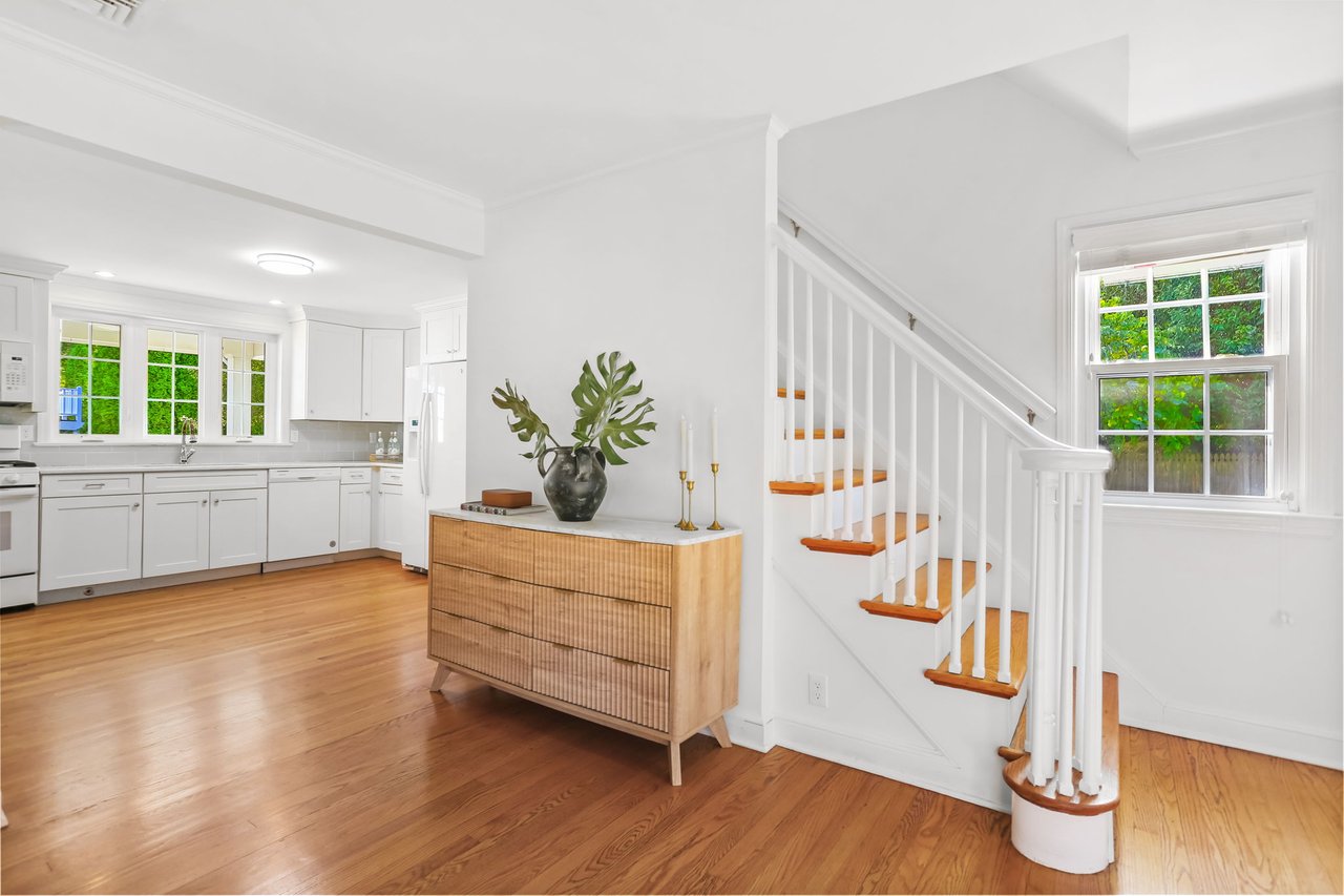 Gorgeous hardwood floors throughout.