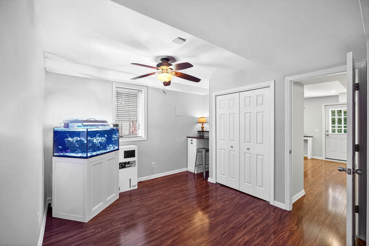 Lowest level recreation room