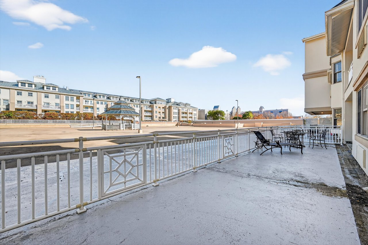 View of patio / terrace featuring a gazebo