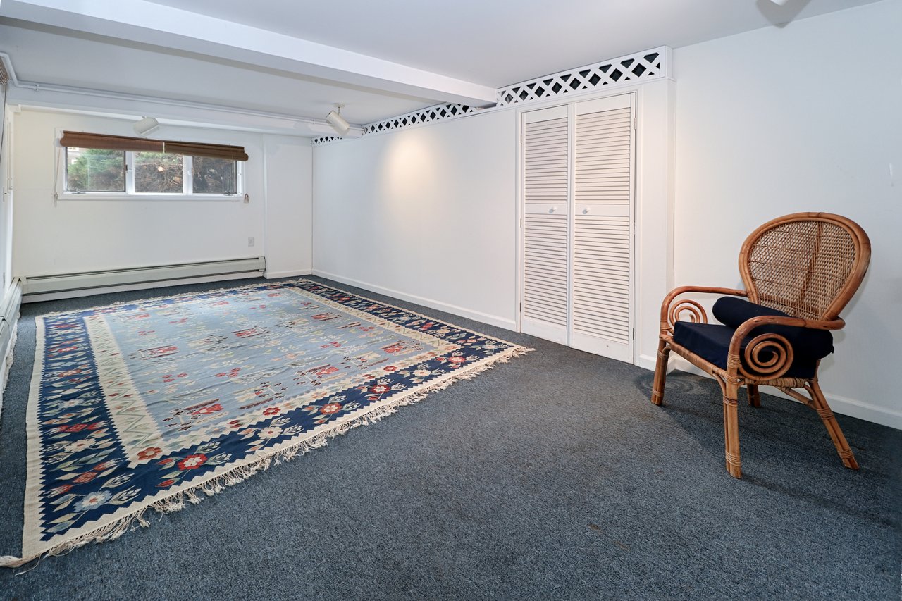 Bonus room? Living area for guests, in the lower level.