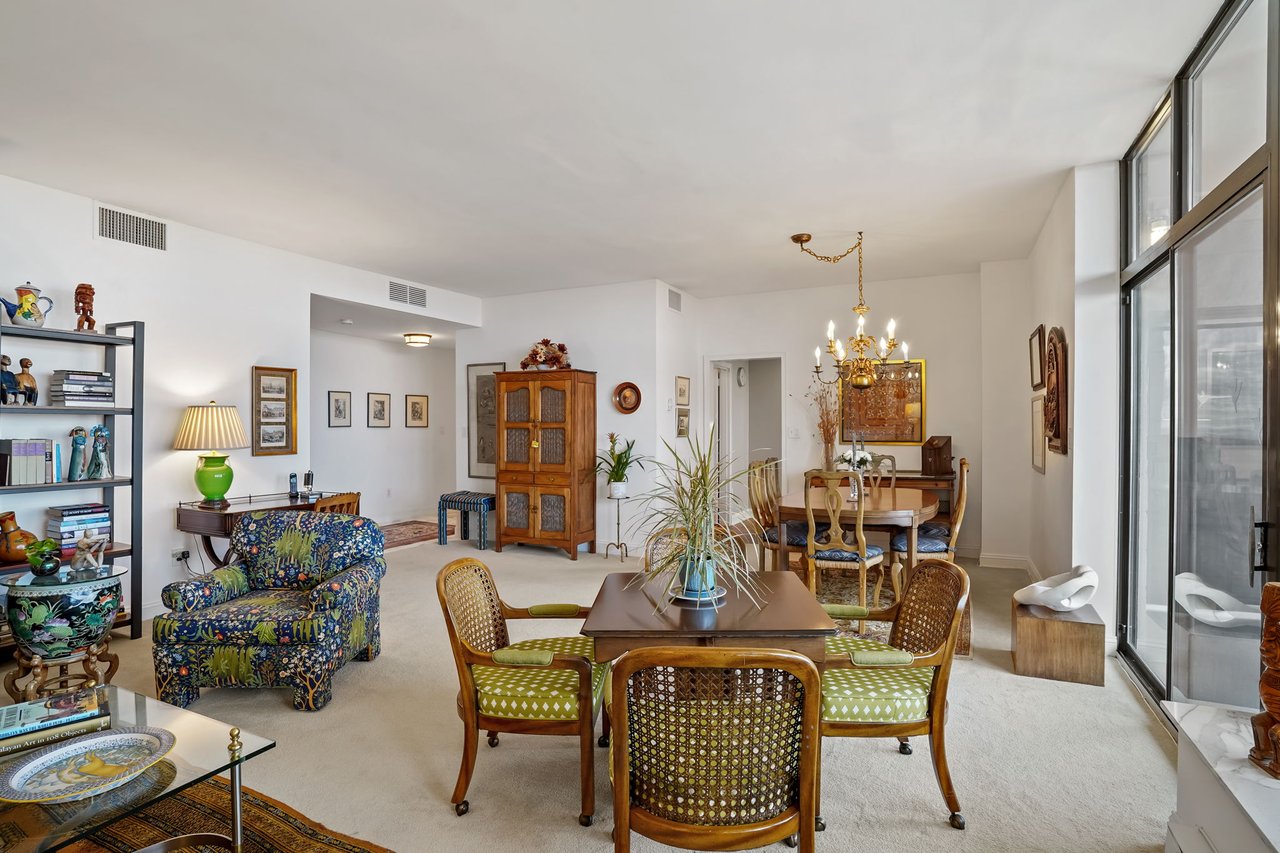 View of dining area.