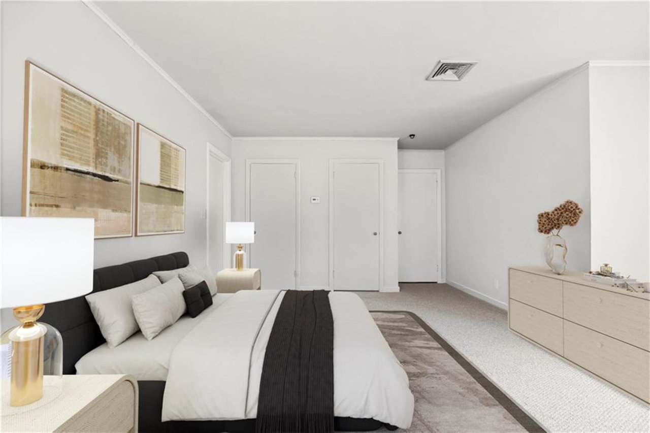 Primary Bedroom Virtually Staged
