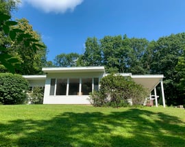 Mid-century Modern-inspired Summer Rental
