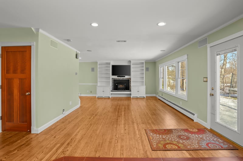 Family room off kitchen