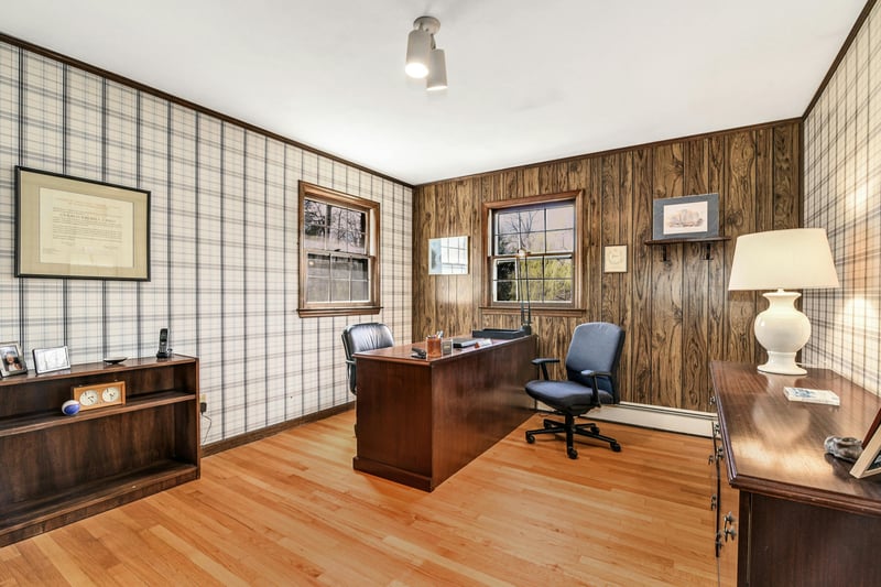 Currently in use as an office, a good size and with a walk-in closet.