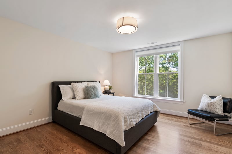 Nice size bright bedroom