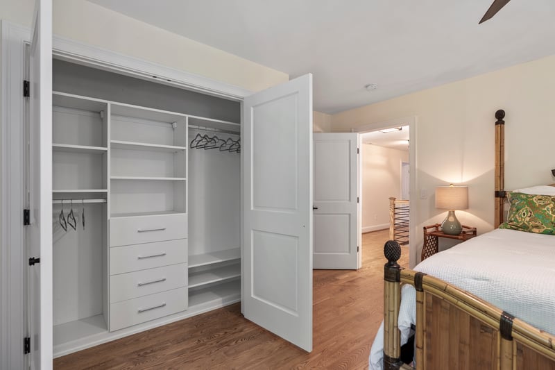 Well appointed closet