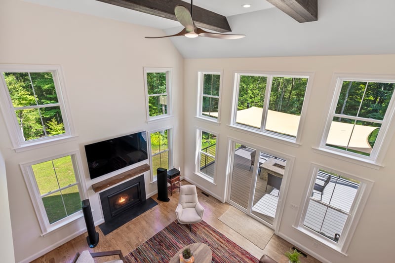 Beautiful wood beams