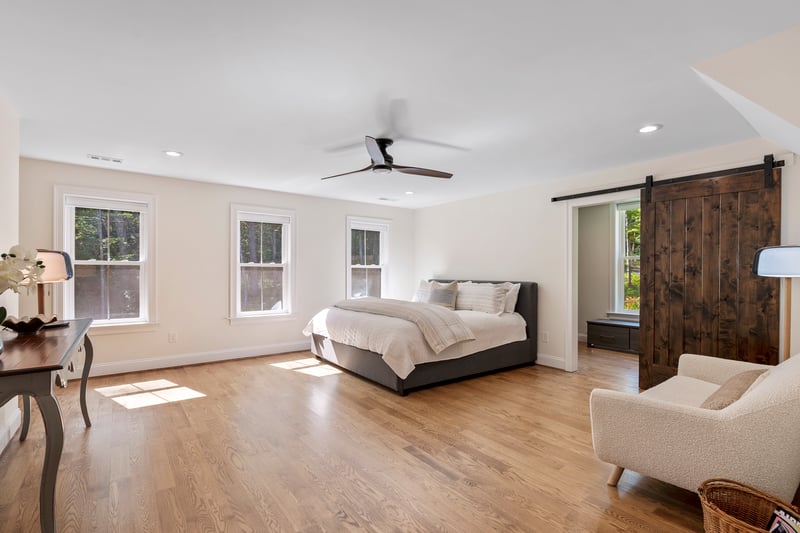 Serene with ample space in the primary bedroom