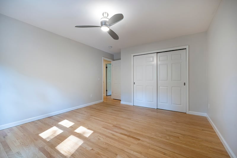 Different angle, showcasing double closet.	