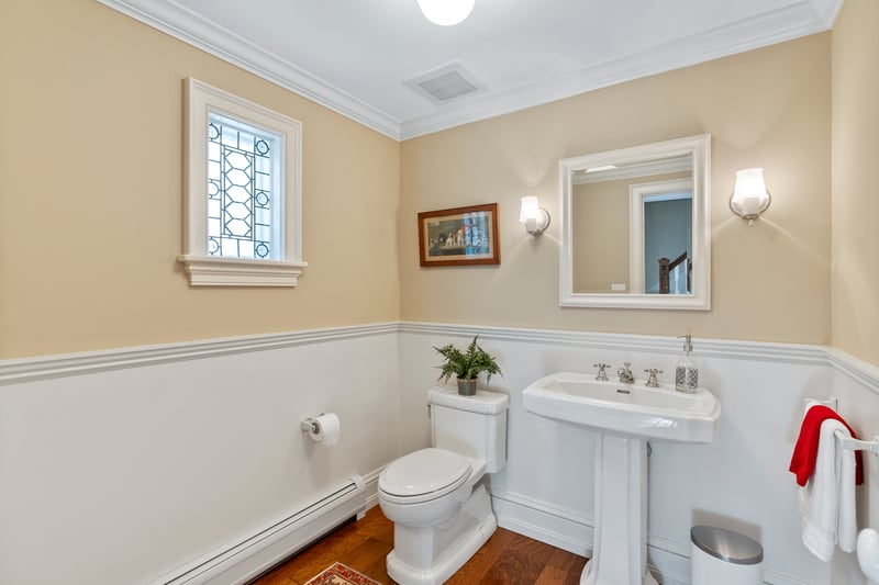 Main floor powder room