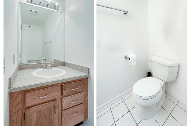 The half bath.