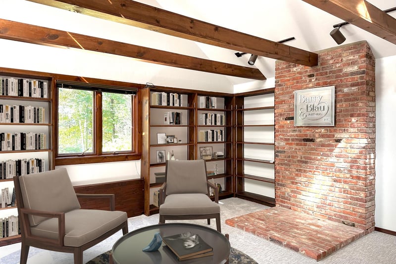Virtually staged 1st floor Office/Bedroom.