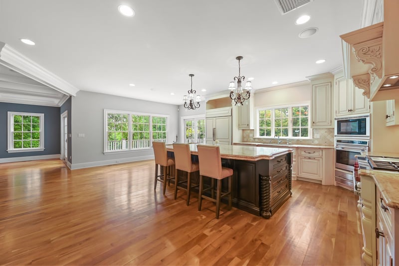 Enter the heart of this gracious home.