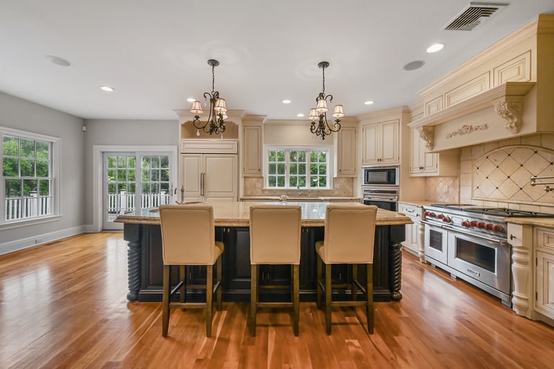 Expansive Chef's Kitchen.