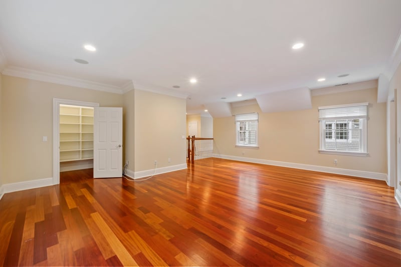 Upper Family Room with large walk in closet.