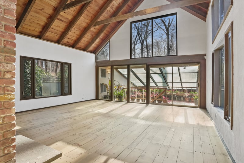 The Great Room with Solarium behind.