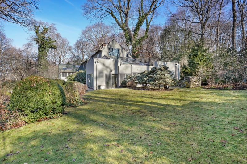 View of side yard.