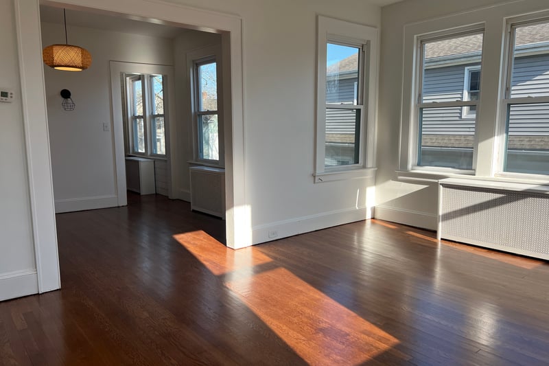 View from Living Room into Dining Room