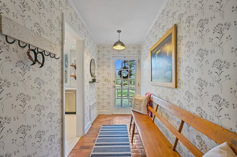 Mudroom off Kitchen that leads to garage