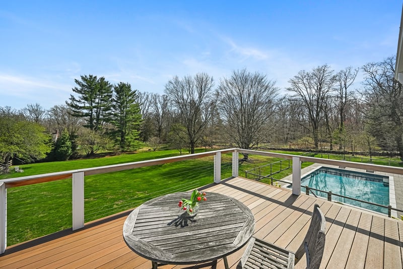 Deck off of Primary Bedroom with vista views